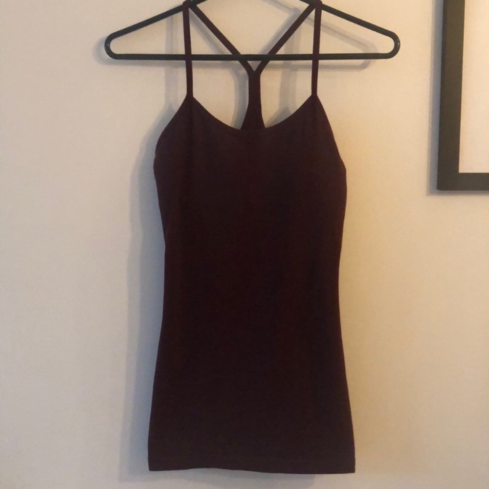 Lululemon Power Y Tank, Size 2 - Picture 2 of 2
